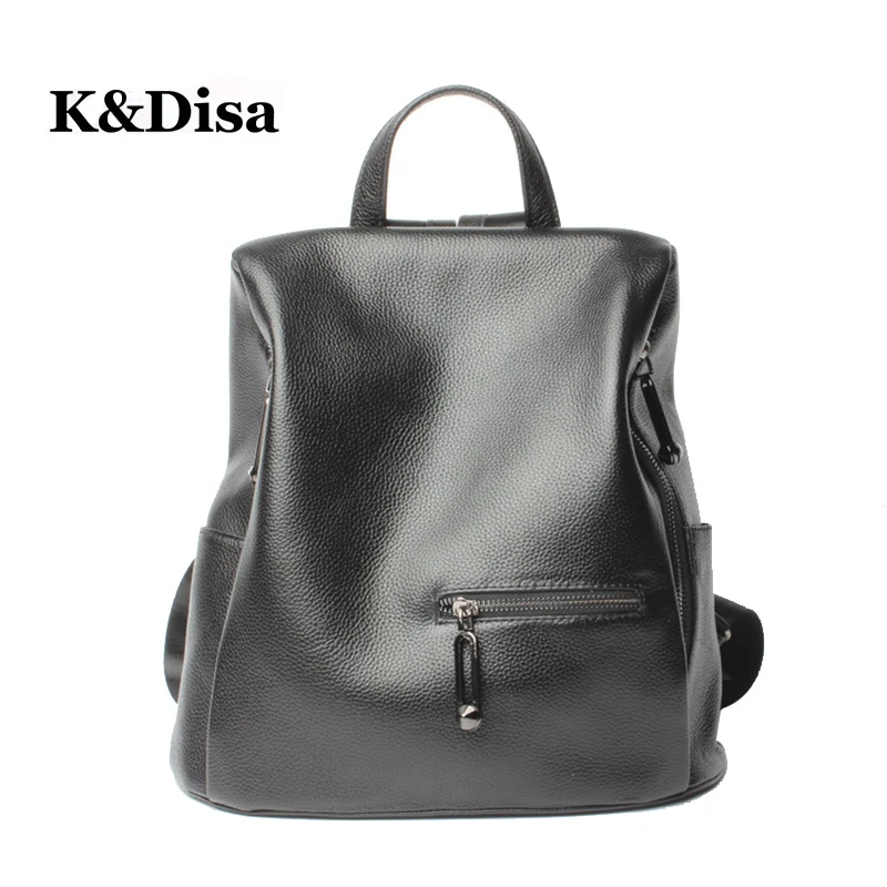 Women Genuine Leather New School Backpacks High Quality Girl's Soft Shoulder Bags Women's Fashion Wild Large-capacity Backpack Women Genuine Leather New School Backpacks High Quality Girl's Soft Shoulder Bags Women's Fashion Wild Large-capacity Backpack