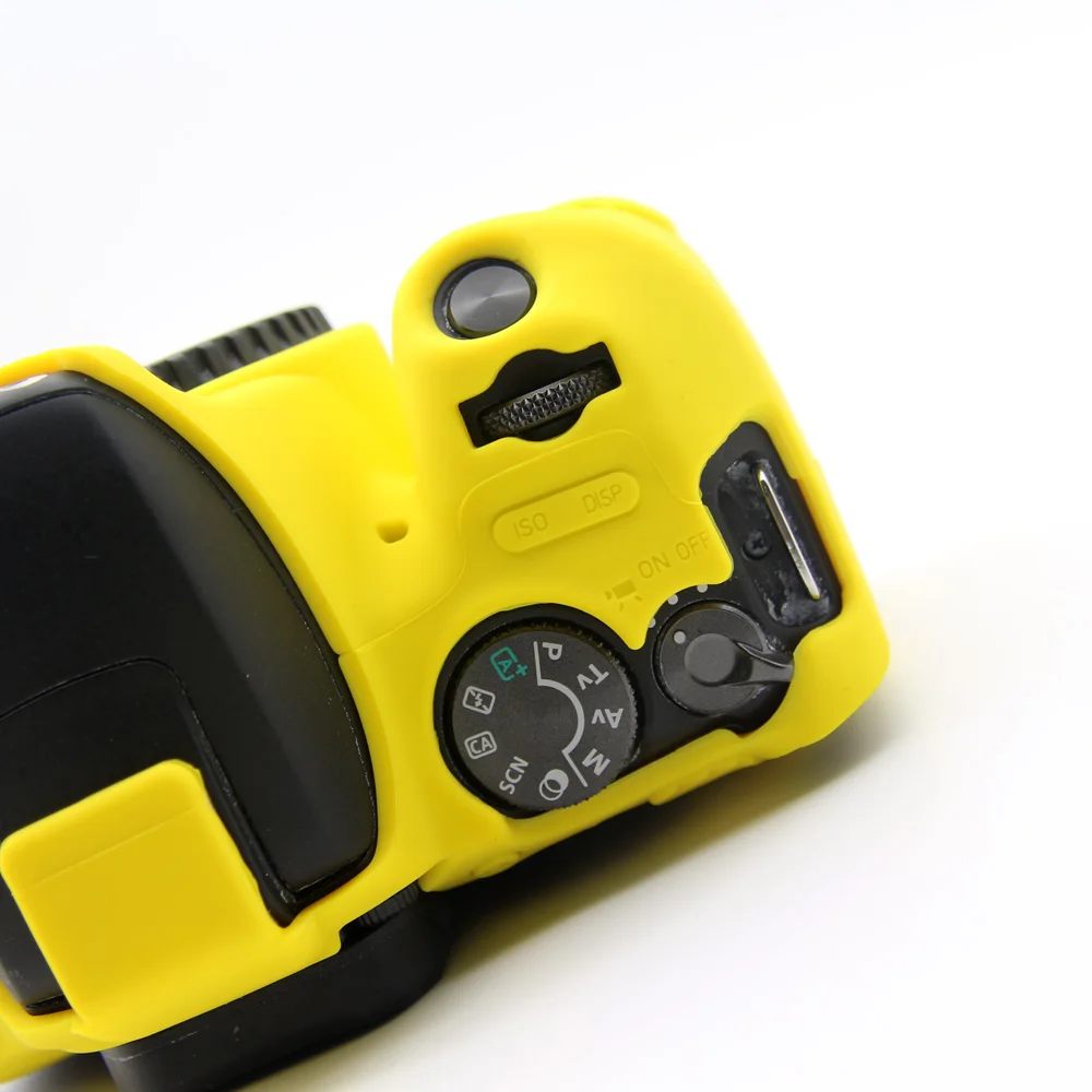 Мягкий силиконовый чехол для камеры Canon EOS 200D Bubber защитный корпуса с ручкой