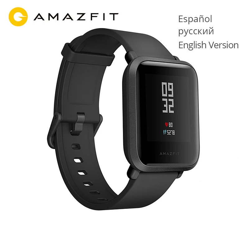 

Global Version Xiaomi Huami Amazfit Bip Smart Watch GPS Gloness Smartwatch Smart-watch Watchs 45 Days Standby for Phone MI8 IOS