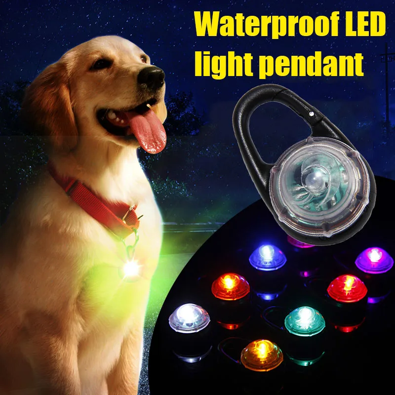 

Newly Mini Pet Safety Night Light Pendant Puppy Dogs Waterproof LED Flashing Collar Decor XSD88