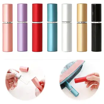 

5ml Portable Travel Mini Spray Perfume Bottle Refillable Empty Parfum Bottle Atomizer Aluminum Scent Perfume Bottles 2017