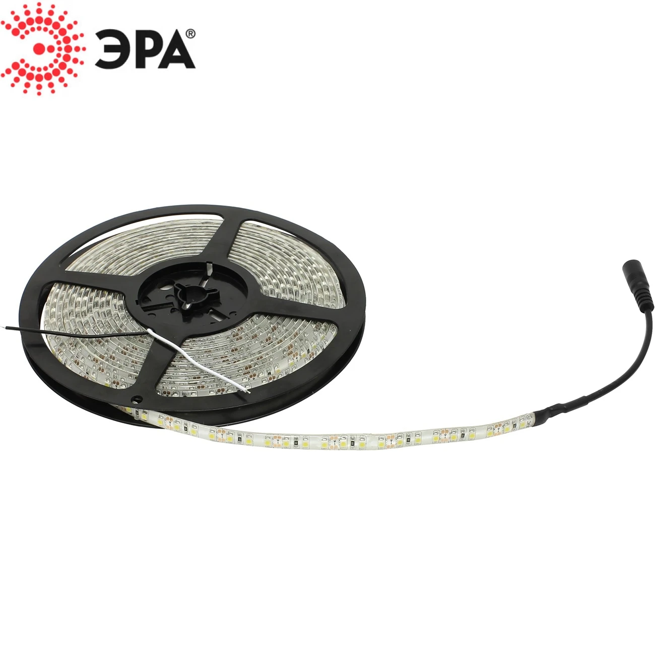 Светодиодная лента ЭРА LS3528-120LED-IP65-WW-eco-5m (50/600, 5 метров, теплый белый свет)