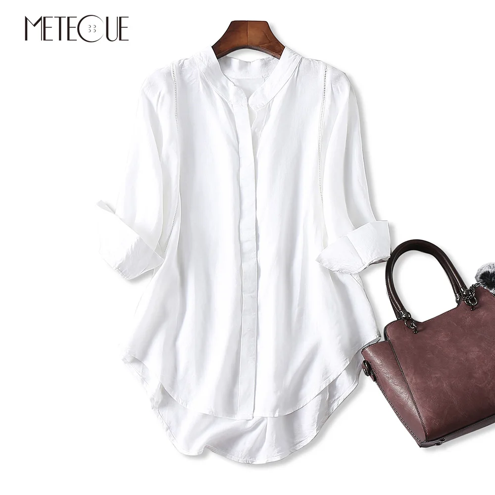 Casual Loose Linear Hollow Out Women Blouse V Neck Top Batwing Sleeve Shirt Cotton Linen Blends Womens Shirts Spring Summer 2018