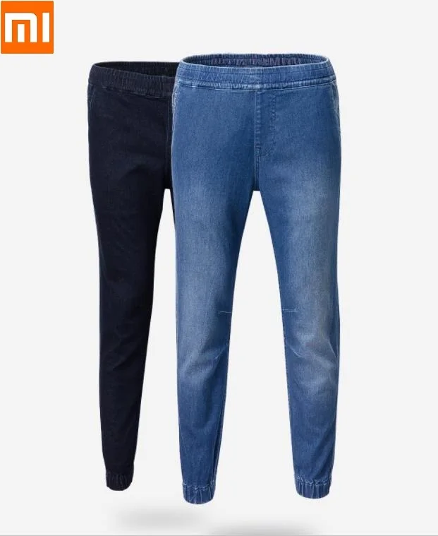 

Xiaomi man Four season imitation knitting Sports and leisure jeans Light exercise Run Sweatpants Comfortable Shaped pants