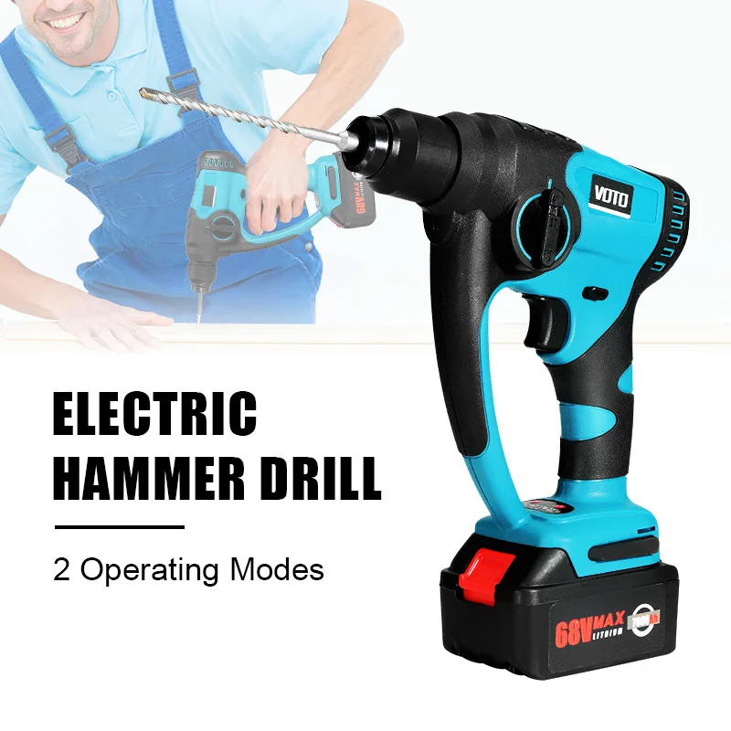 

680W 220V 7800AH 3200rpm Electric Hammer Impact Drill Cordless Power Electric Drill 2 Operating Modes For Woodworking Tool