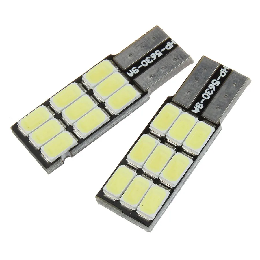 2 шт. супер яркий T10 168 194 W5W 9 светодиодный 5630 SMD ксеноновый белый автомобильный