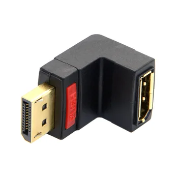 

Chenyang 10pcs/lot Up Angled 90 Degree DisplayPort DP Male to Female Extension Adapter
