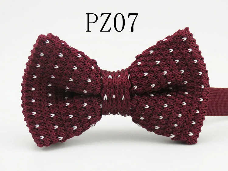 Универсальный дизайн, толстый вязаный галстук-бабочка, модный стиль, восстанавливающий древние пути, последний популярный элемент, мужские галстуки-бабочки - Цвет: PZ07