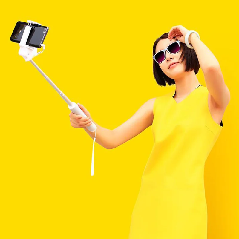 Новый оригинальный проводной селфи палка Xiaomi Mi с управлением складной монопод