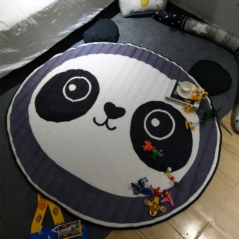 100 eis Baumwolle Kinder Teppich Baby Spielen Kriechende Matte Cartoon Schafe pinguin B r Panda Wolke