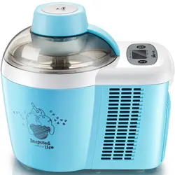 220 В самоохлаждающиеся мороженого машина полностью автоматический многофункциональный Фруктового мороженого для DIY домашнее десерт