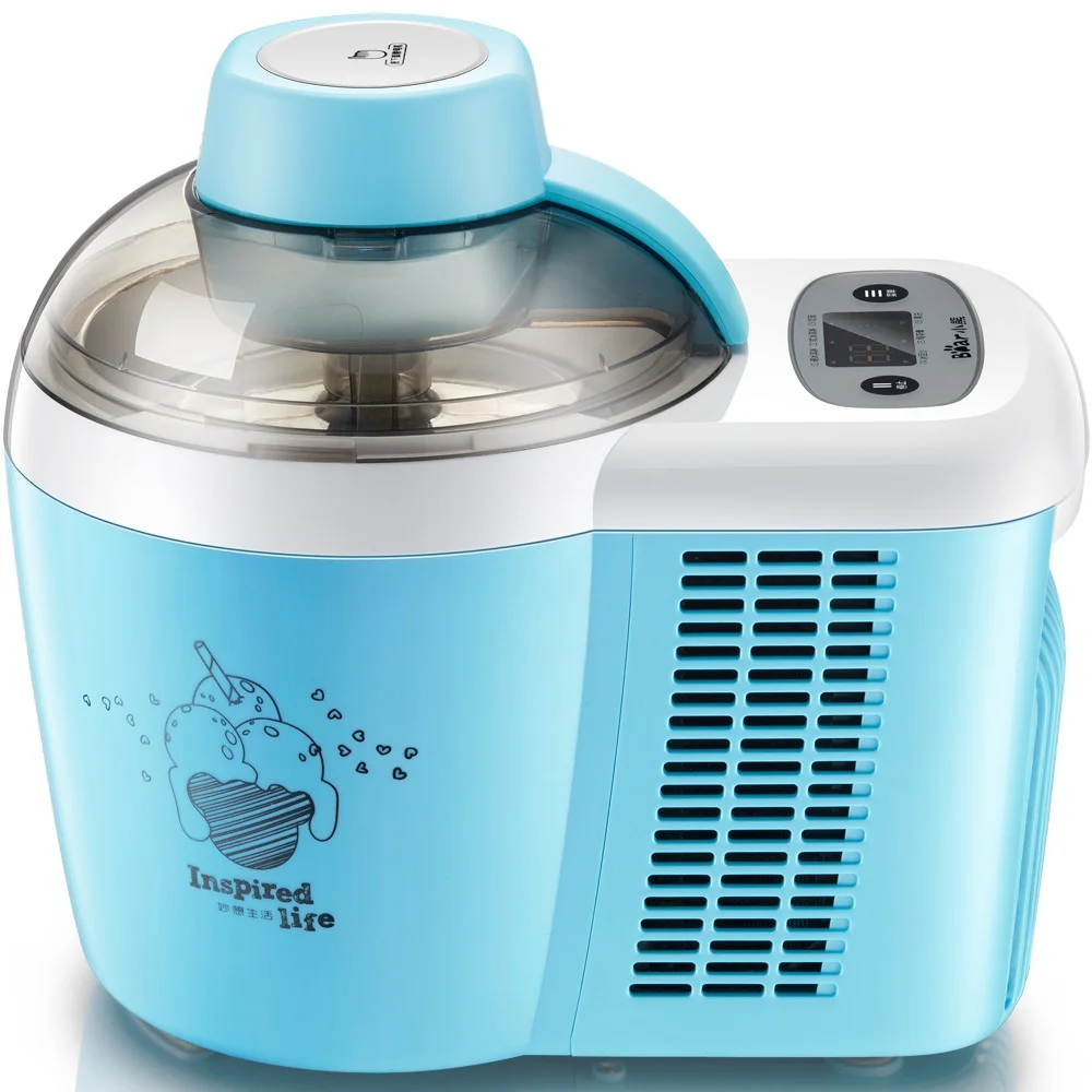 

220V Self-Cooling Ice Cream Machine Full-automatic Multifunctional Fruit Ice Cream Maker For DIY Homemade Dessert EU/AU/UK/US