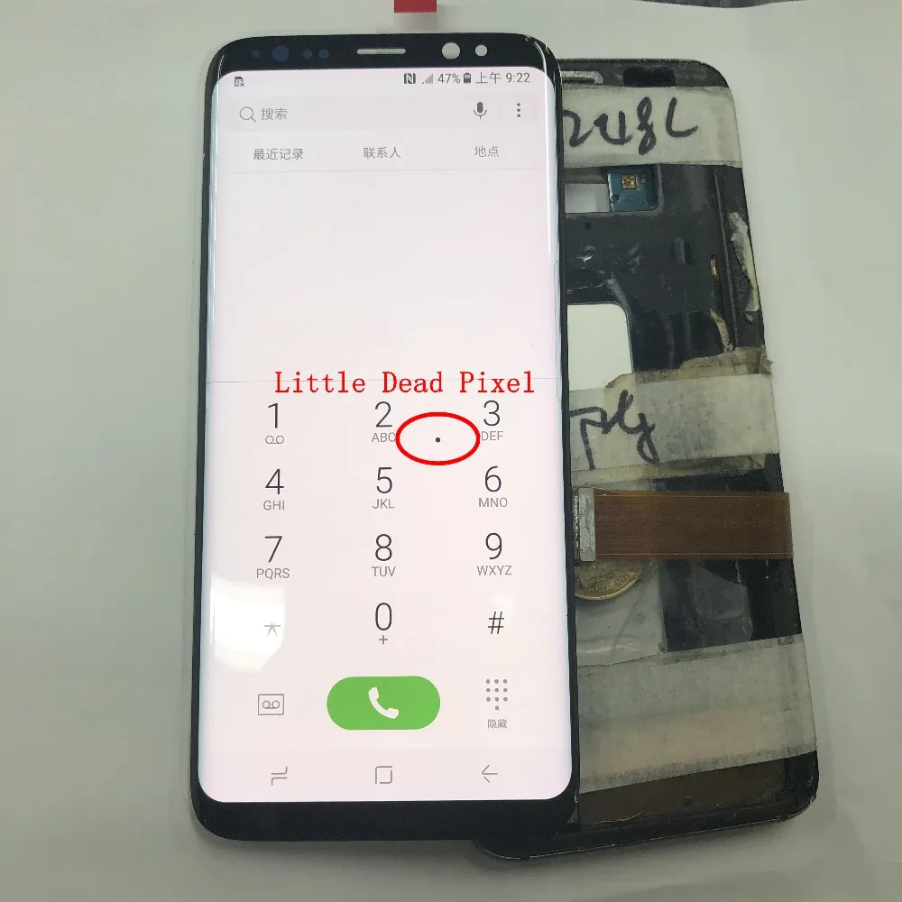 Для samsung S8 ЖК-дисплей сенсорный экран дигитайзер в сборе для samsung S8 Plus G950F G950U G955F G955W ЖК-рамка с битым пикселем