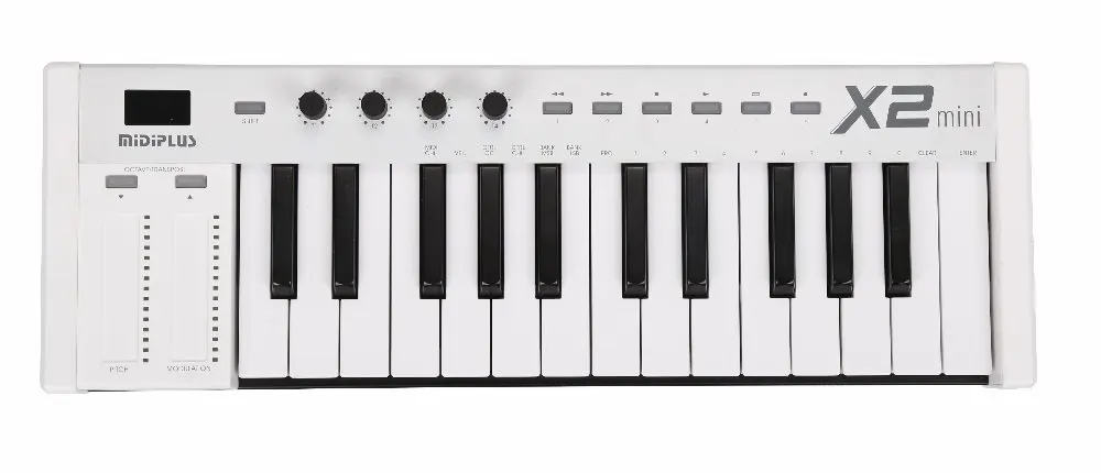 

MIDI Plus X2 мини-контроллер клавиатуры 3 ', 25 клавиш белый
