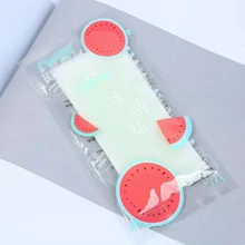 2 шт Безопасный перегрев головная боль для детей Fever Летний Фруктовый аромат охлаждающий гелевый патч облегчение мигрени Горячая погода теплые пасты колодки