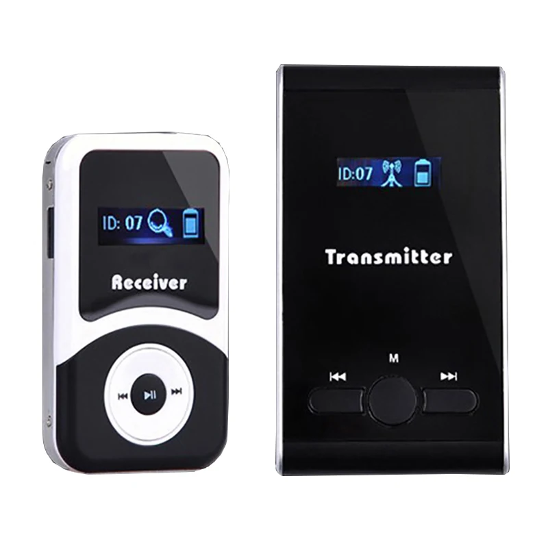 

1Pc Transmitter 1Pc Receiver T131 Wireless Receiver for Tour Guide system Simultaneous Translation