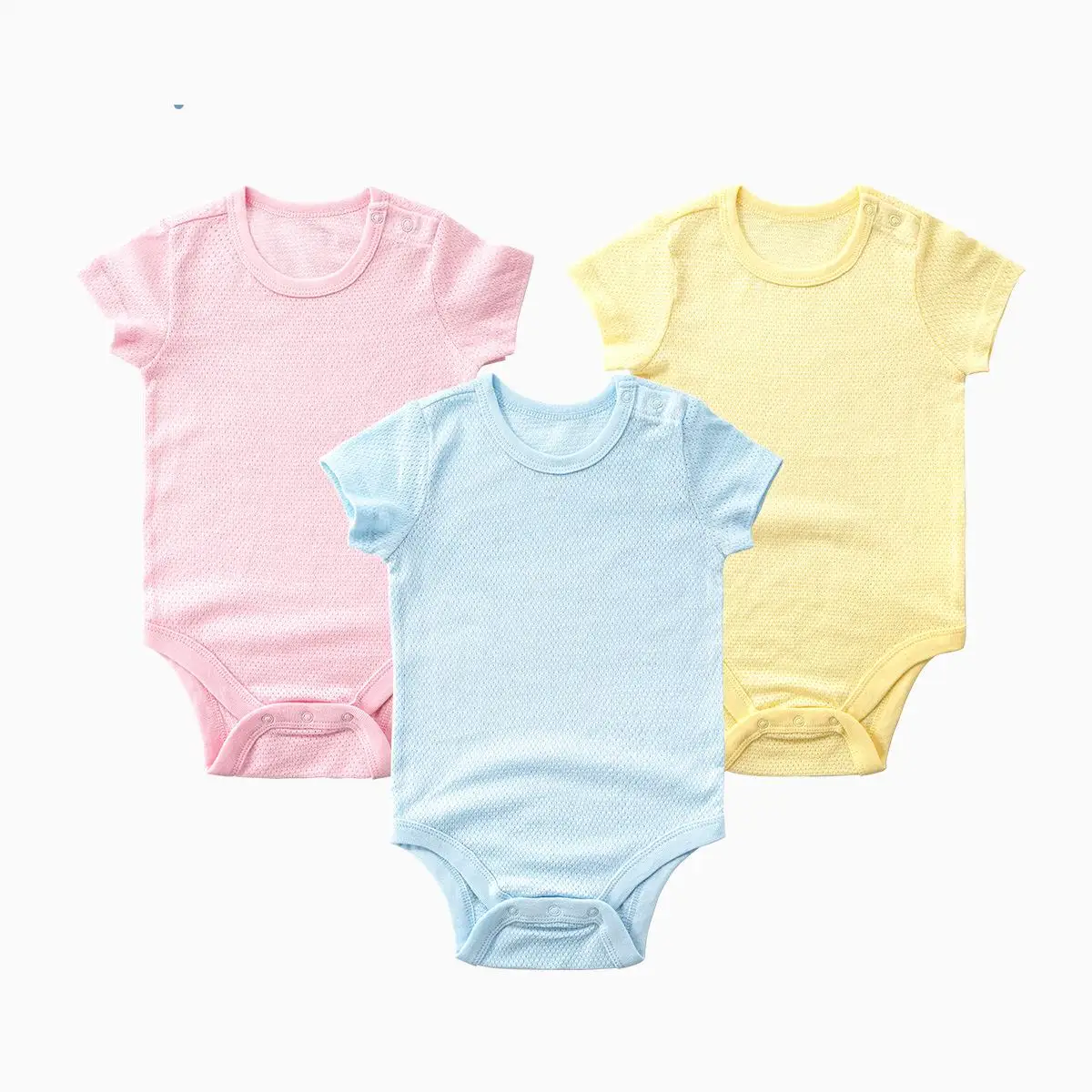Модная коллекция года, летние сетчатые тонкие пижамы для малышей очень удобные для новорожденных, боди без рукавов для маленьких мальчиков, одежда для девочек