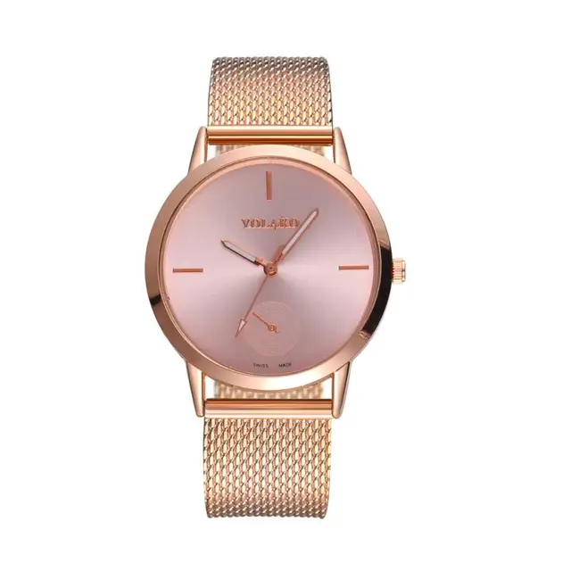 Woman's Watch 2018 Metal Strap Quartz Wristwatches Stainless Steel Mesh Belt Lad Woman's Watch 2018 Metal Strap Quartz Wristwatches Stainless Steel Mesh Belt Lad