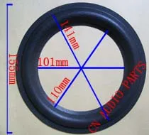 1 шт. 6,5 дюйма 6," низкочастотный динамик с басами громкий динамик с пенным окружением ремонт K W/S N пена: 101 мм/110 мм/141 мм/155 мм