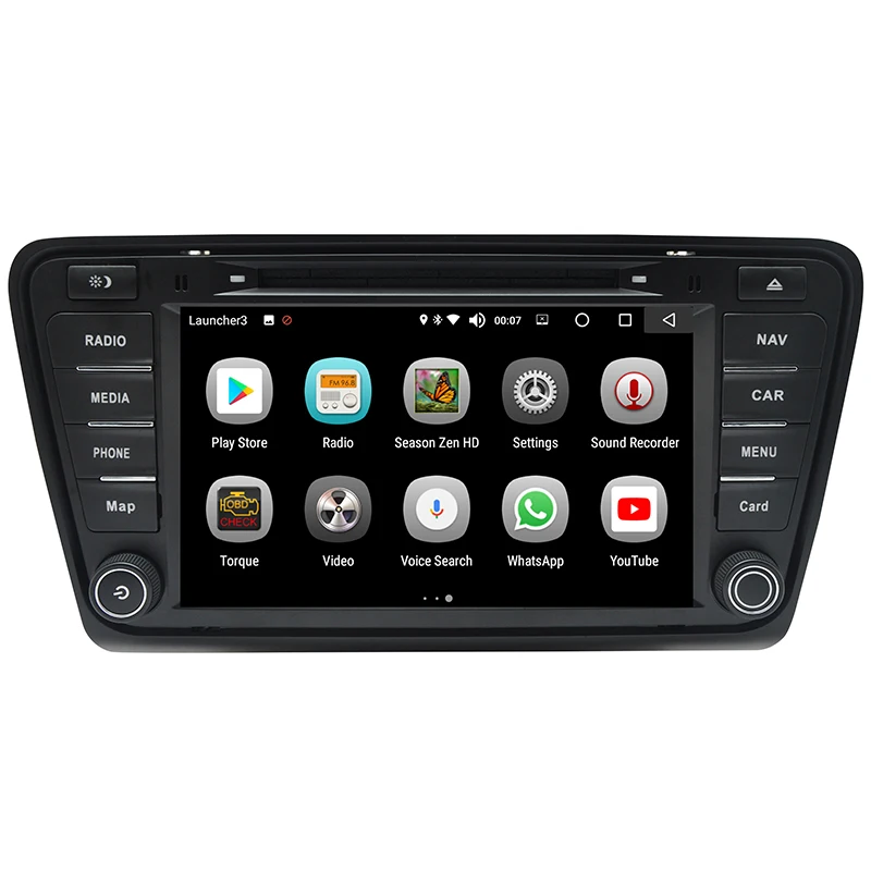 Clearance Car Multimedia Player Android 8.0 4G/32G 8 Inch Car DVD 2 Din Car Radio With Navigation For Skoda Octavia A7 2013-2014 3