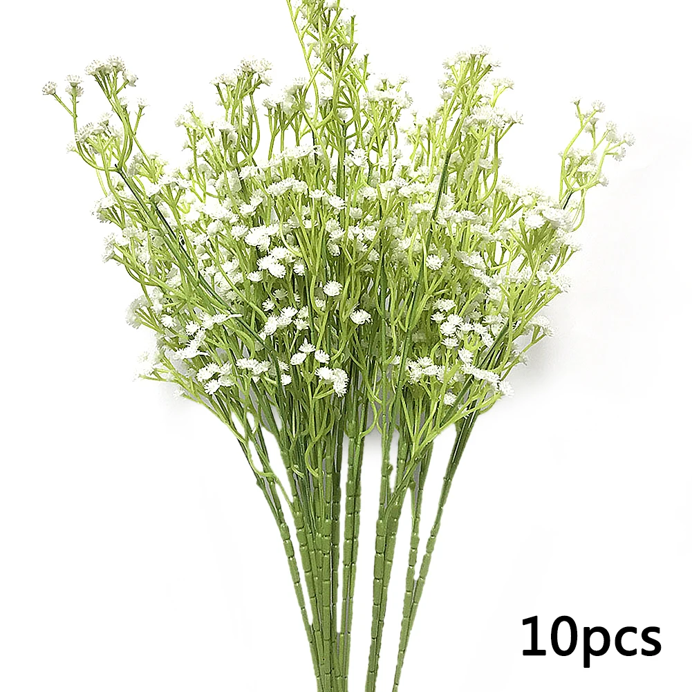 

10 Pcs Artificial Flowers DIY Wedding Bouquet Fake Flowers Home Decoration Holiday Wedding The Hotel Family Decoration