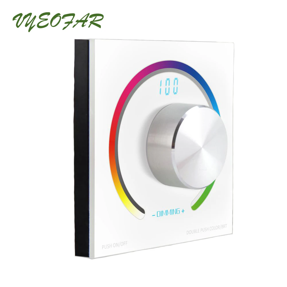 Новый контроллер светодиодной RGB ленты DC 12 В вход 4A 3 канала 144 Вт Выход настенный
