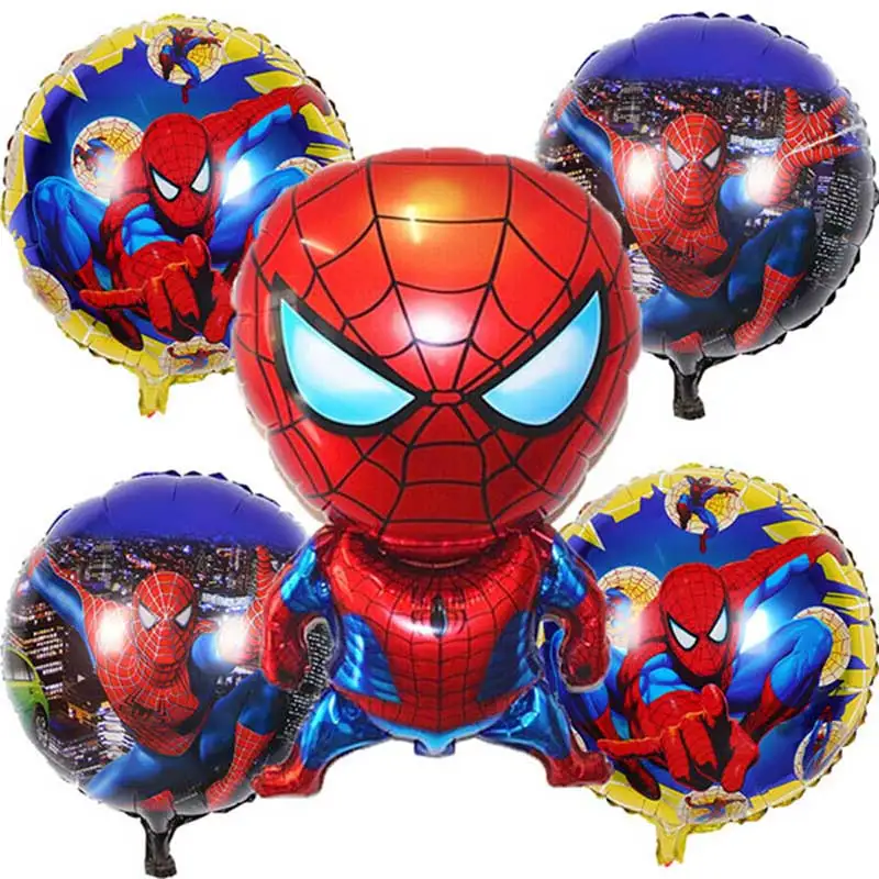 5 шт./лот "Человек-паук" Xenon Фольга шарик Детская игрушка шар маска Дарт Вейдер Вечерние Декорации с днем рождения расходные материалы