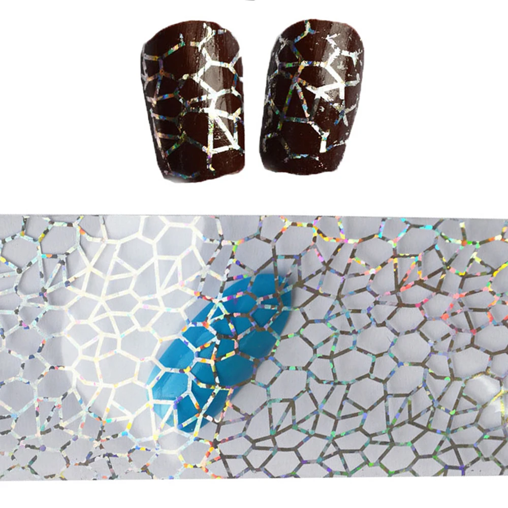 

100cmx4cm Nail Art Transfer Foils Wraps Beauty Polish Stickers Glitter Tip DIY Nail Decals Decoration Manicure Tools BEXK17
