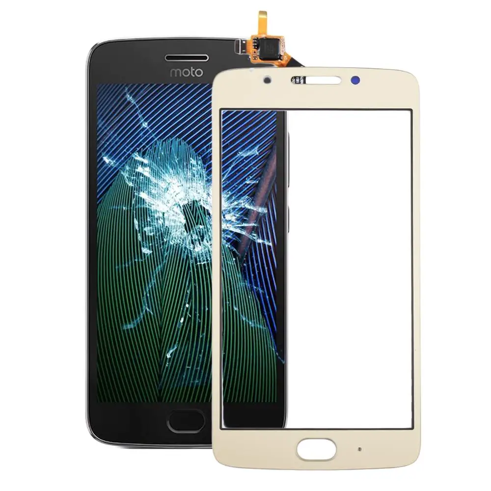 Для Motorola Moto G5 сенсорный экран стекло дигитайзер передняя внешняя Сенсорная