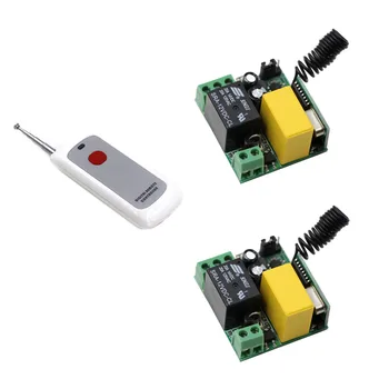 

AC 220V Wireless Remote Control Switch Radio Power Light Switch 10A 1 CH Relay Receiver Module Transmitter 315/433Mhz