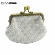Новые модные Для женщин Леди Ретро Винтаж маленький кошелек Засов кошелек клатч подарок высокого качества a0000