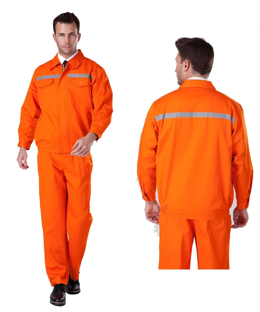 S4XL Reflective of Uniform Safety Clothes Long sleeve Sanitation