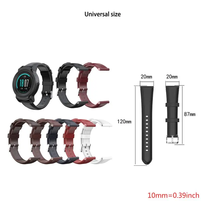 Модный Т-образный масляный воск телячья кожа ремешок для Ticwatch pro E2 S2 премиум качества