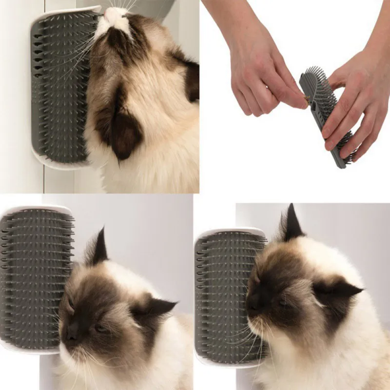 Cat Self Grooming Hair Accessorie With Catnip Angle Face Tickling Hair Removal Massage Brush Comb And Pet Dog Cat Grooming Pro Cat Self Grooming Hair Accessorie With Catnip Angle Face Tickling Hair Removal Massage Brush Comb And Pet Dog Cat Grooming Pro