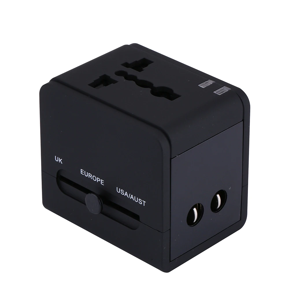 Универсальный 2.1A USB Порты и разъёмы AC World Travel Зарядное устройство адаптер