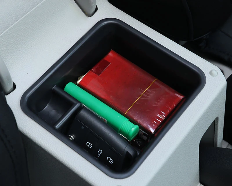 Для VW Volkswagen T-Cross внутренний центральный подлокотник коробка для хранения держатель Orgainzer лоток аксессуары для стайлинга автомобилей