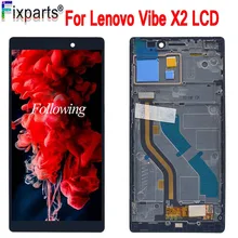 For Lenovo Vibe X2 LCD Display Touch Screen Digitizer Assembly 100% Tested LCD With Frame Replacement For Lenovo X2 Display