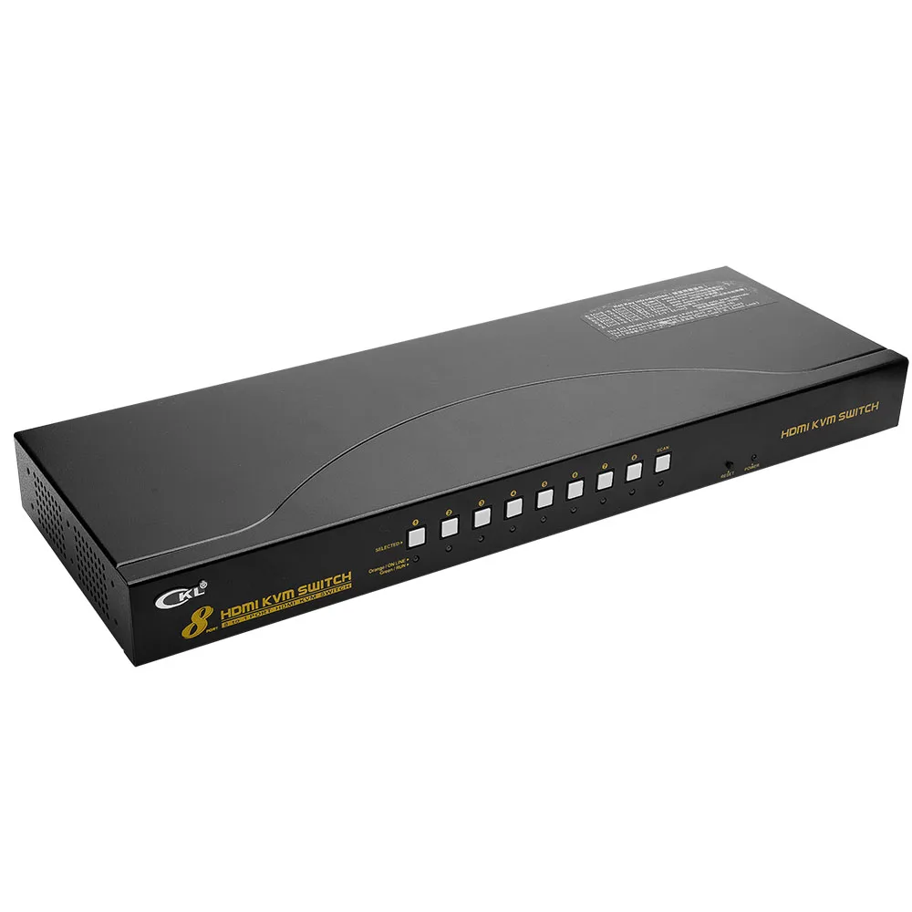 HDMI KVM Switch 8 Port USB 2.0 with Cables, PC Monitor