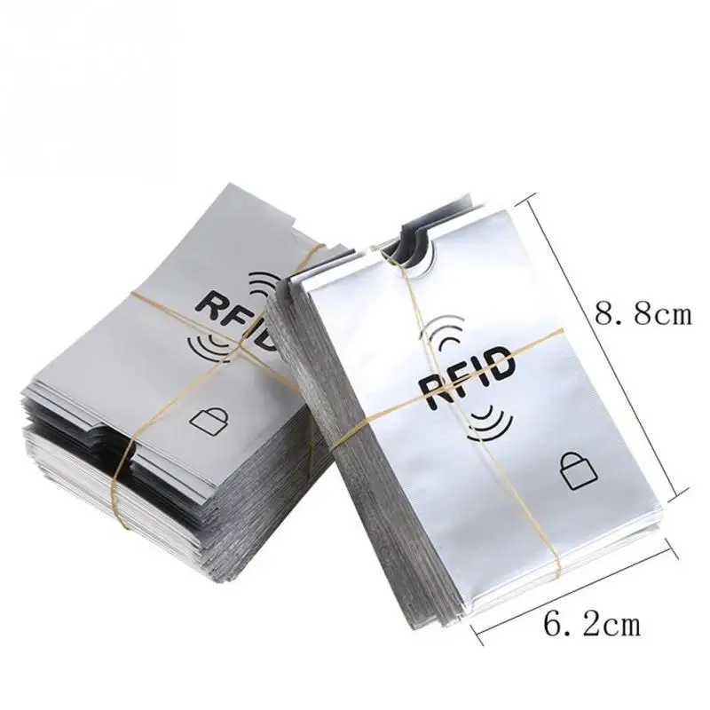 10 шт. удобный чехол для карт ультратонкий RFID Pro протектор держатель для карт прочный паспорт алюминий