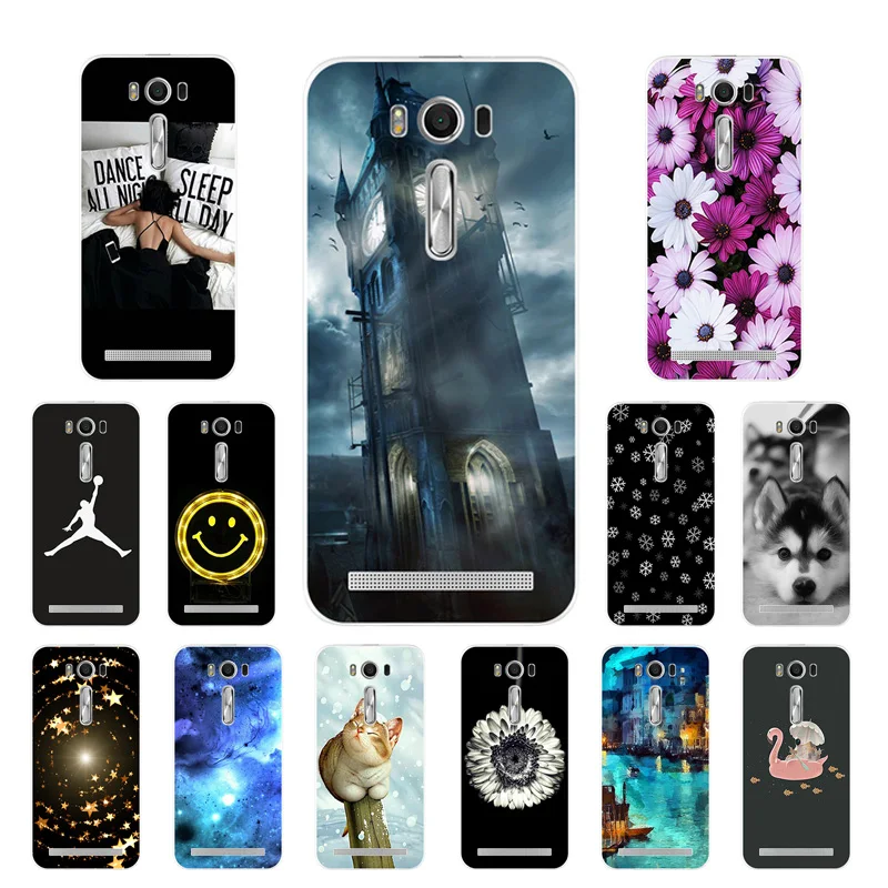 Чехол для телефона Asus ZenFone 2 Laser ZE500KL Силиконовая задняя крышка 5 0 дюйма с принтом