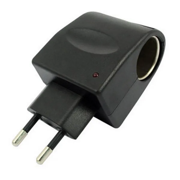 New 220V AC Plug To 12V DC Car Cigarette Lighter Converter Socket Adapter
