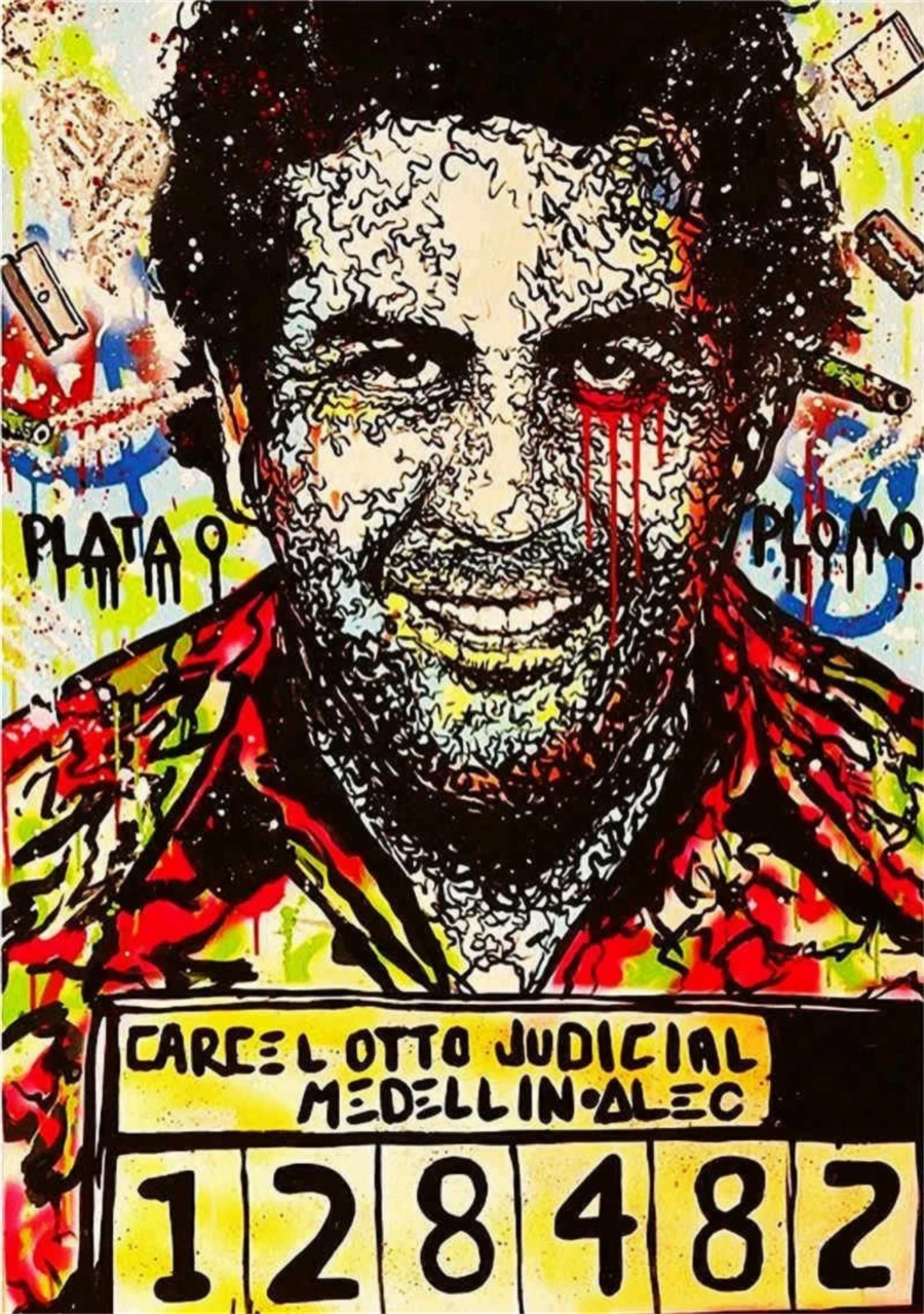 Alec Monopolys Pablo Escobar HD настенная живопись холст с печатью постера декоративная для