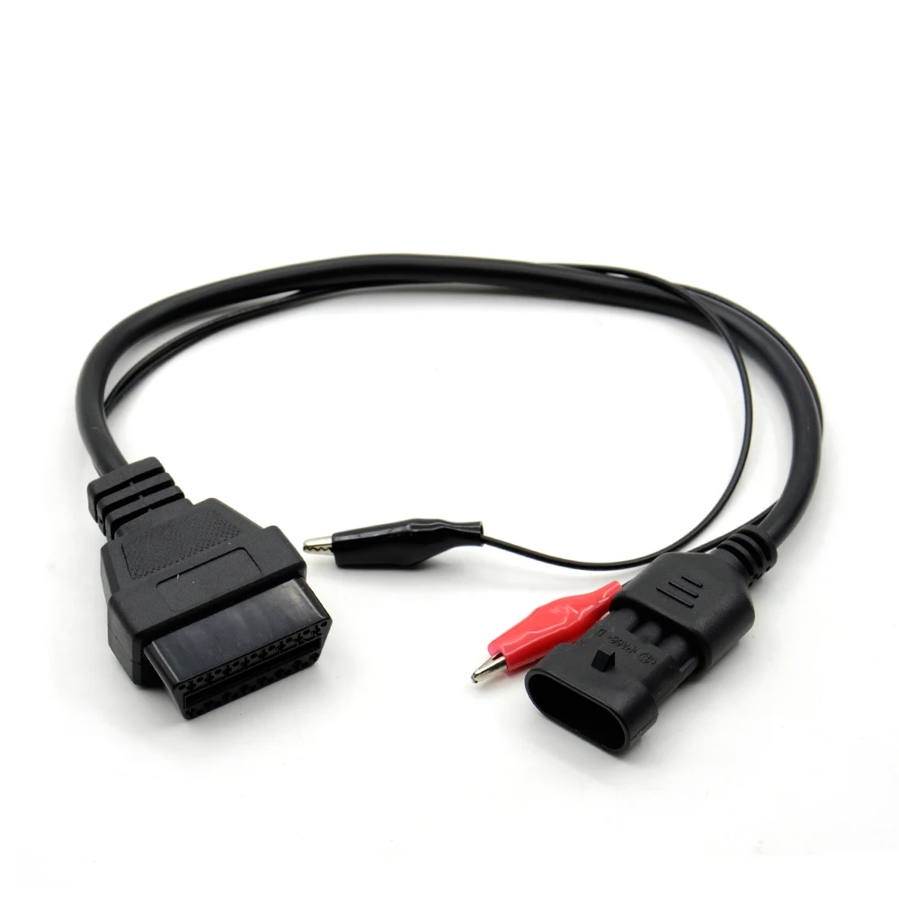 Для Fiat 3PIN OBD1 к OBD2 для FIAT 3PIN к 16PIN диагностический инструмент кабель для Fiat 3PIN к OBD/OBD2 автомобильный кабель