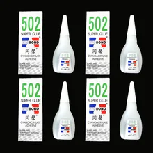 4 шт./лот Высокое качество 502 супер клей 20g EVO Бонд мульти-Функция клей натуральная цианоакриловый Клей сильной Бонд быстро