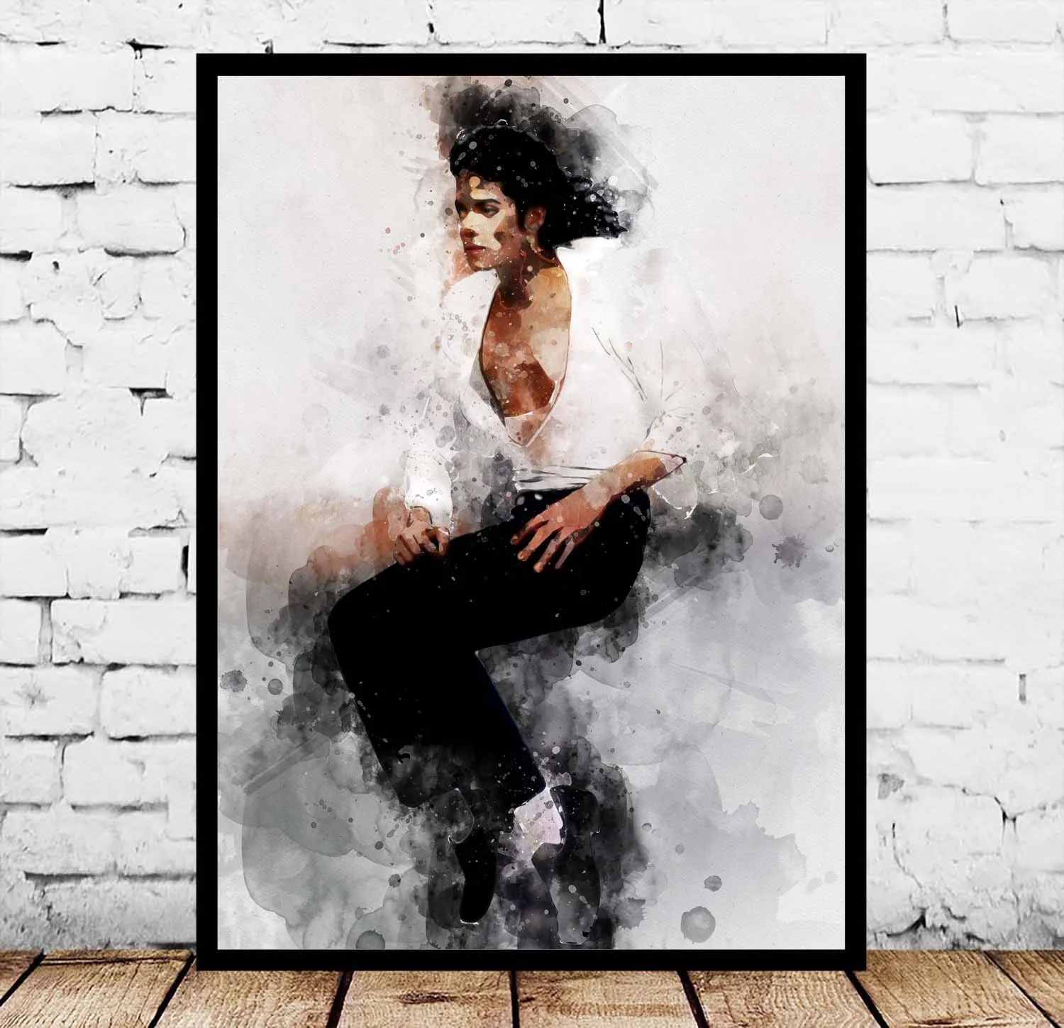 

Michael Jackson Music Art Watercolor Abstract Poster