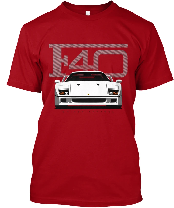 Ferrari F40 Popular Tagless Tee T Shirt T Shirts Aliexpress