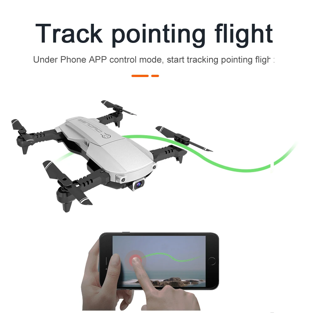 4K RC Drone Optical Flow 1080P HD Camera Real Time Aerial Video RC Quadcopter Aircraft Positioning RTF VS DJI MAVIC 2 AIR E58