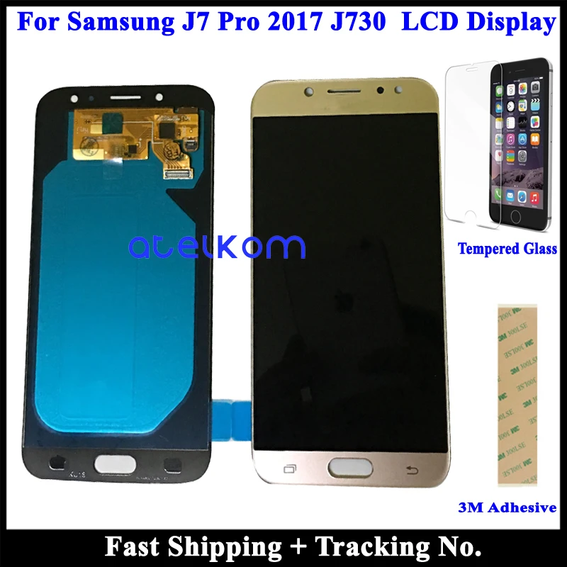 Тестирование AMOLED ЖК-дисплей для samsung J7 J730 ЖК-дисплей J7 Pro ЖК-дисплей для samsung J730 ЖК-дисплей Экран дисплея с сенсорным экраном дигитайзер в сборе