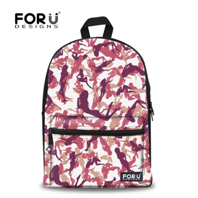 FORUDESIGNS/3D фрукты повседневные женские холщовые рюкзаки для девочек Леди студенческая школьная сумка рюкзак Mochilas Bolsas femininas - Цвет: A001J5