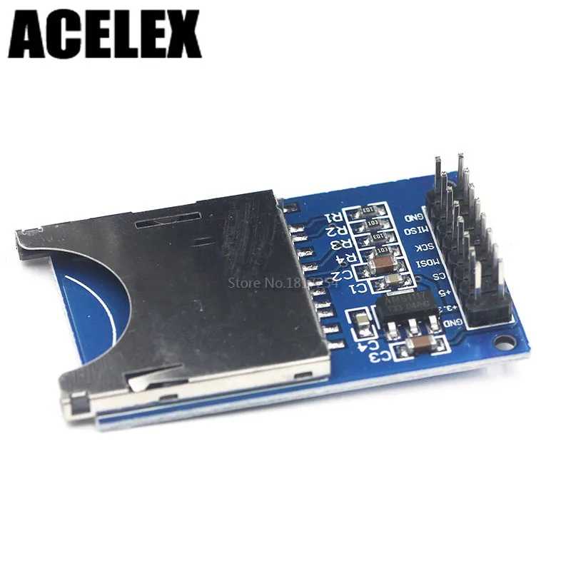 

1PCS Hot Sale Reading and Writing Module SD Card Module Slot Socket Reader ARM MCU for arduino DIY Starter Kit